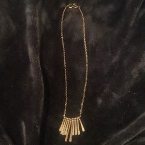 Long pendant gold necklace!